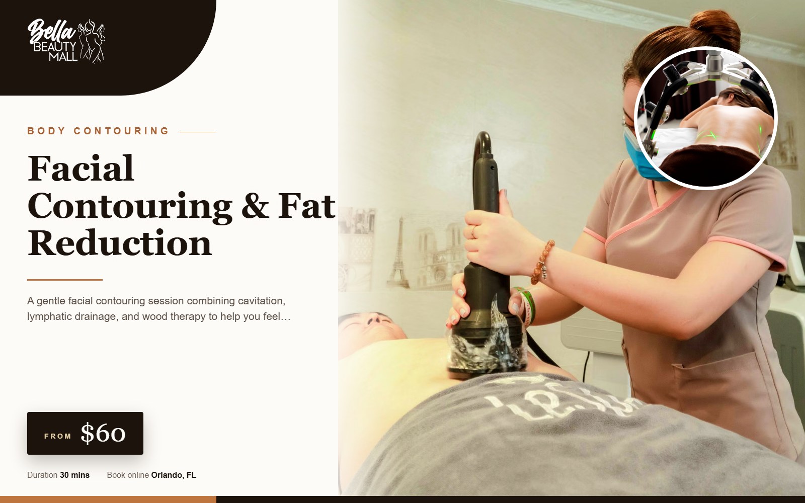 Facial Contouring & Fat Reduction at Bella Beauty Mall in Orlando, FL