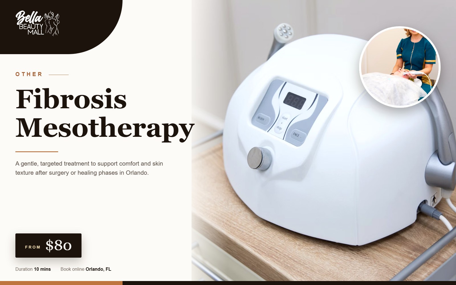 Fibrosis Mesotherapy at Bella Beauty Mall in Orlando, FL