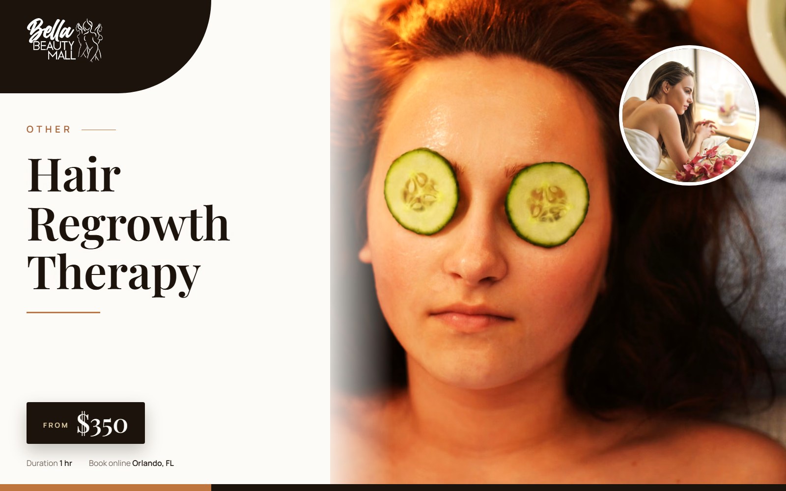 Hair Regrowth Therapy at Bella Beauty Mall in Orlando, FL