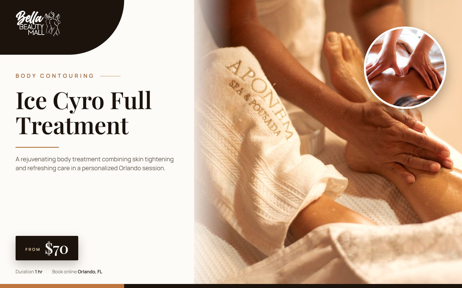 Ice Cyro Full Treatment at Bella Beauty Mall in Orlando, FL