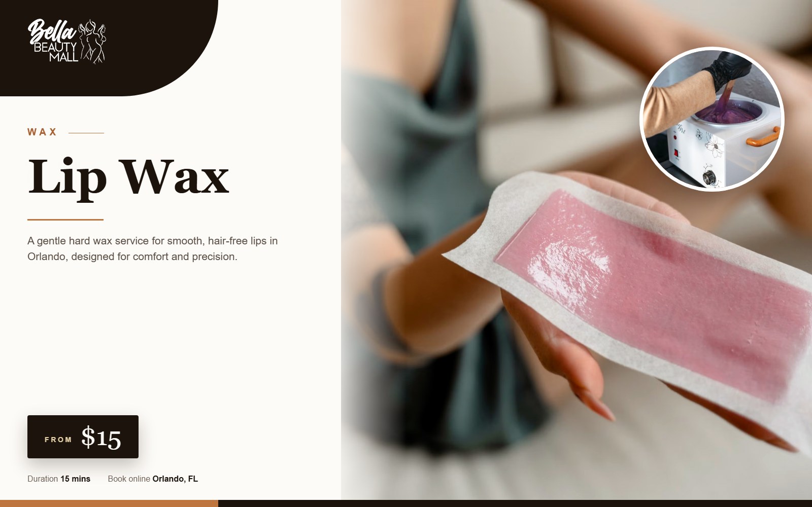 Lip Wax at Bella Beauty Mall in Orlando, FL