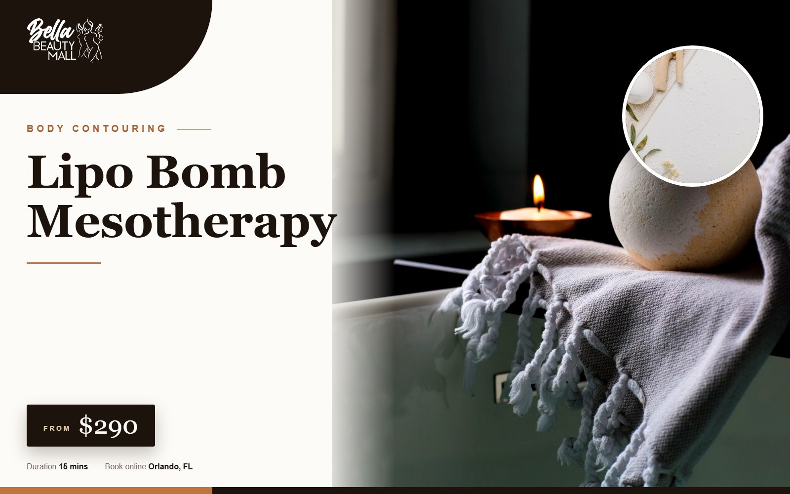 Lipo Bomb Mesotherapy at Bella Beauty Mall in Orlando, FL