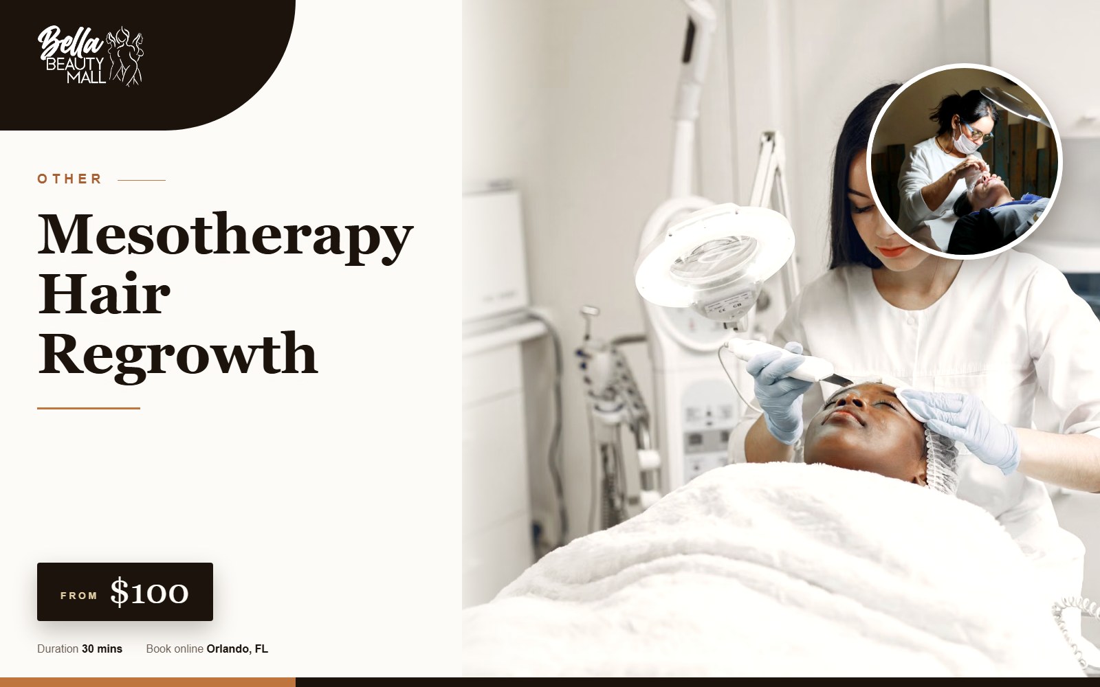 Mesotherapy Hair Regrowth at Bella Beauty Mall in Orlando, FL