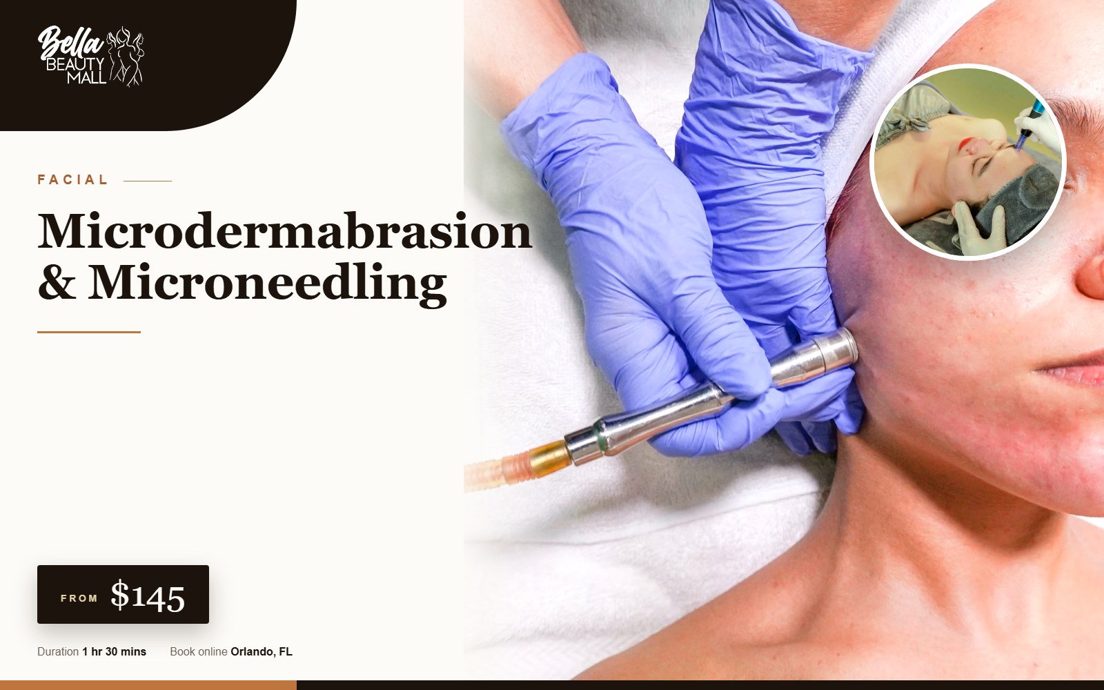 Microdermabrasion & Microneedling at Bella Beauty Mall in Orlando, FL