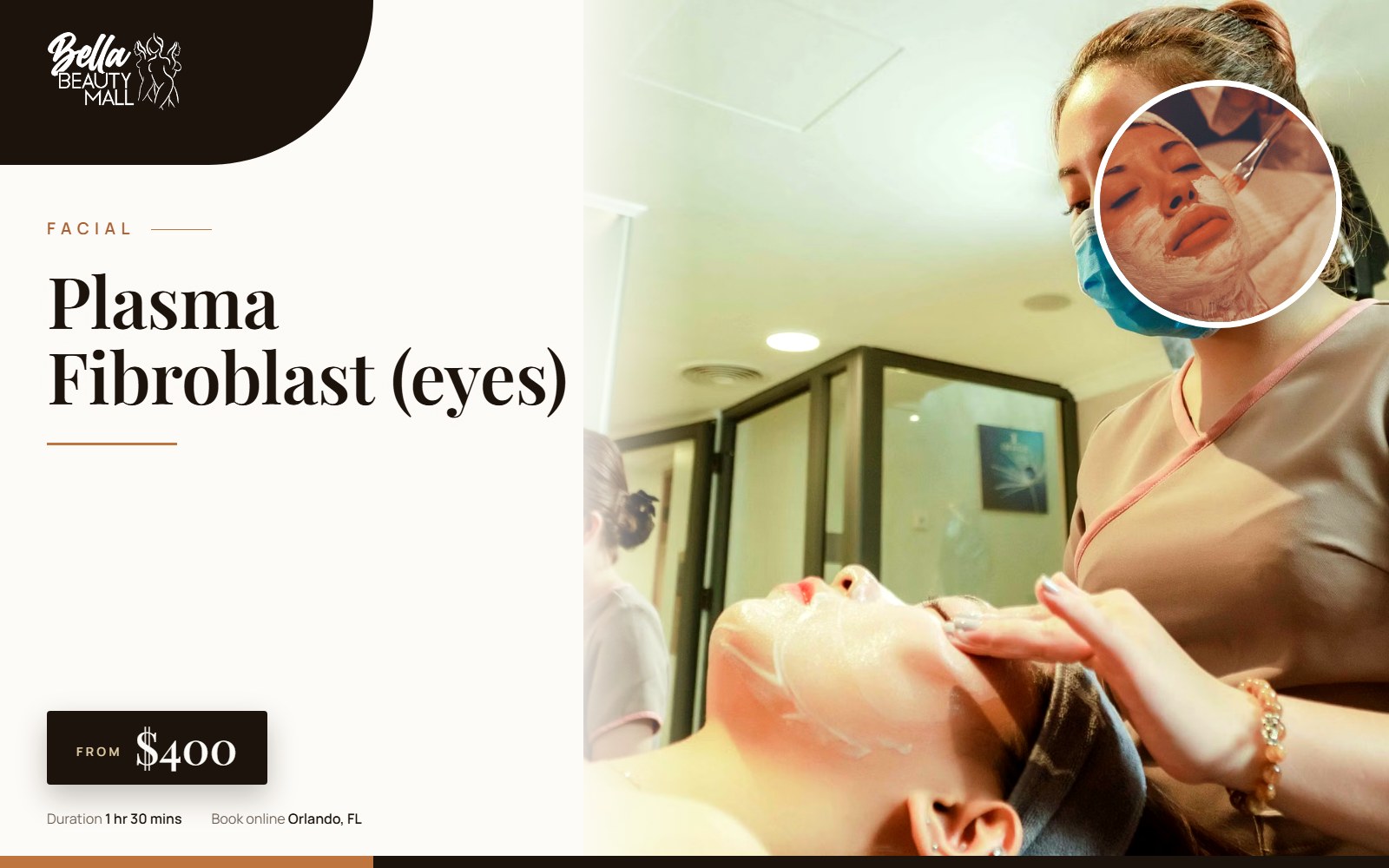 Plasma Fibroblast (eyes) at Bella Beauty Mall in Orlando, FL