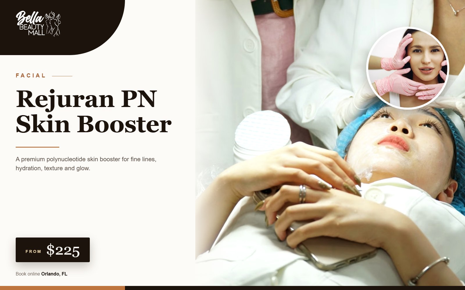 Rejuran PN Skin Booster at Bella Beauty Mall in Orlando, FL