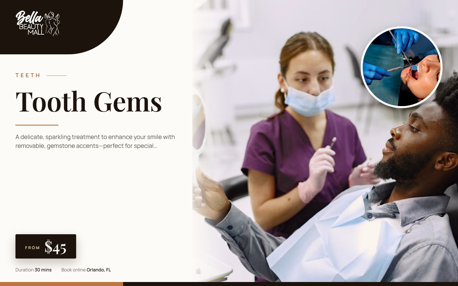 Tooth Gems at Bella Beauty Mall in Orlando, FL