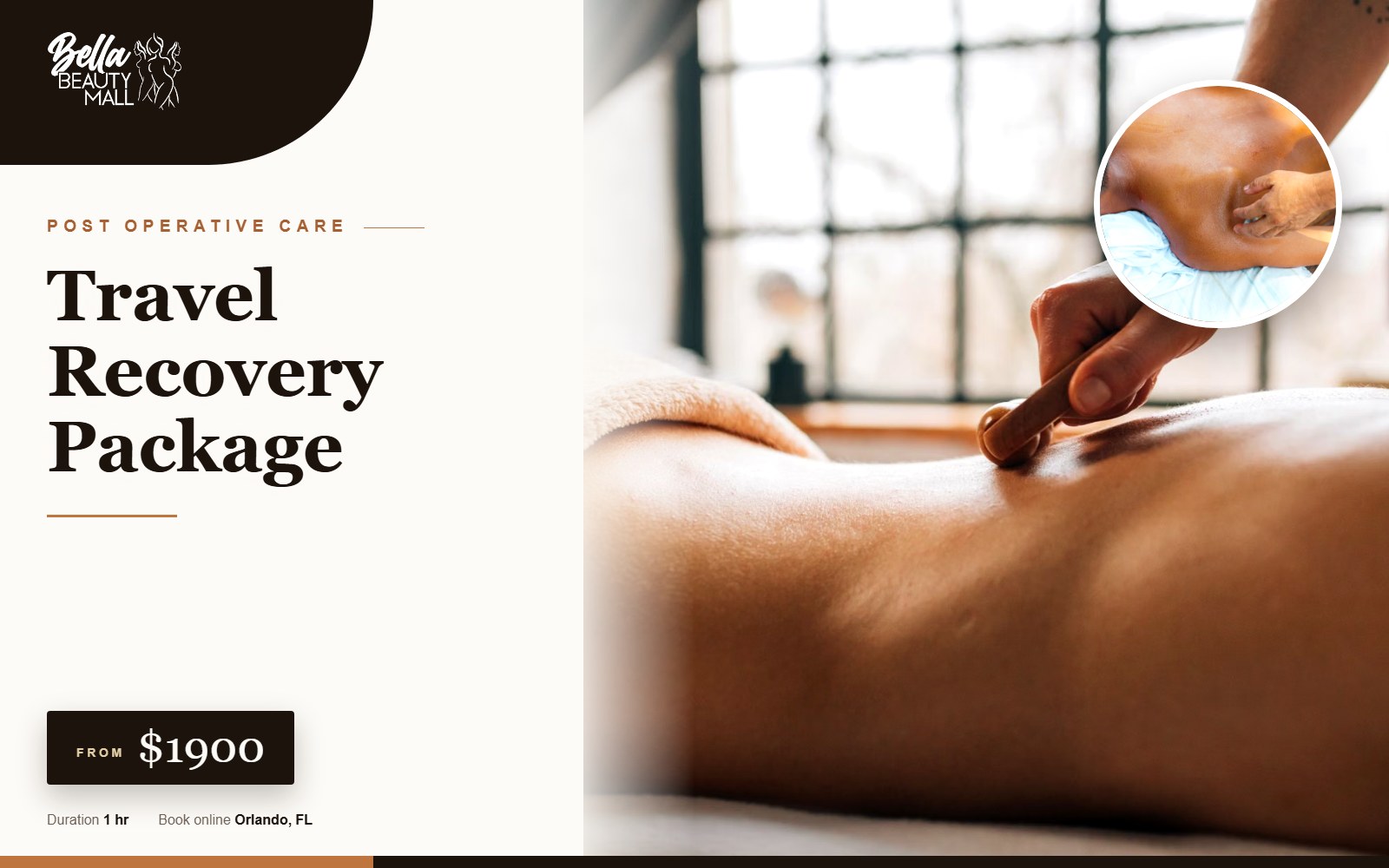 Travel Recovery Package at Bella Beauty Mall in Orlando, FL